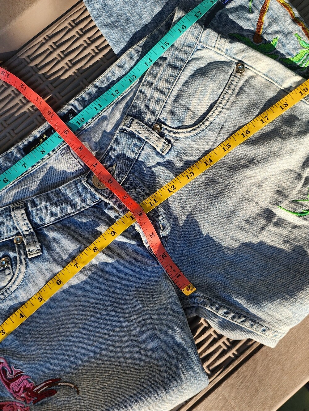 Stinkin Cute embroidered Jeans - Picture 10 of 12